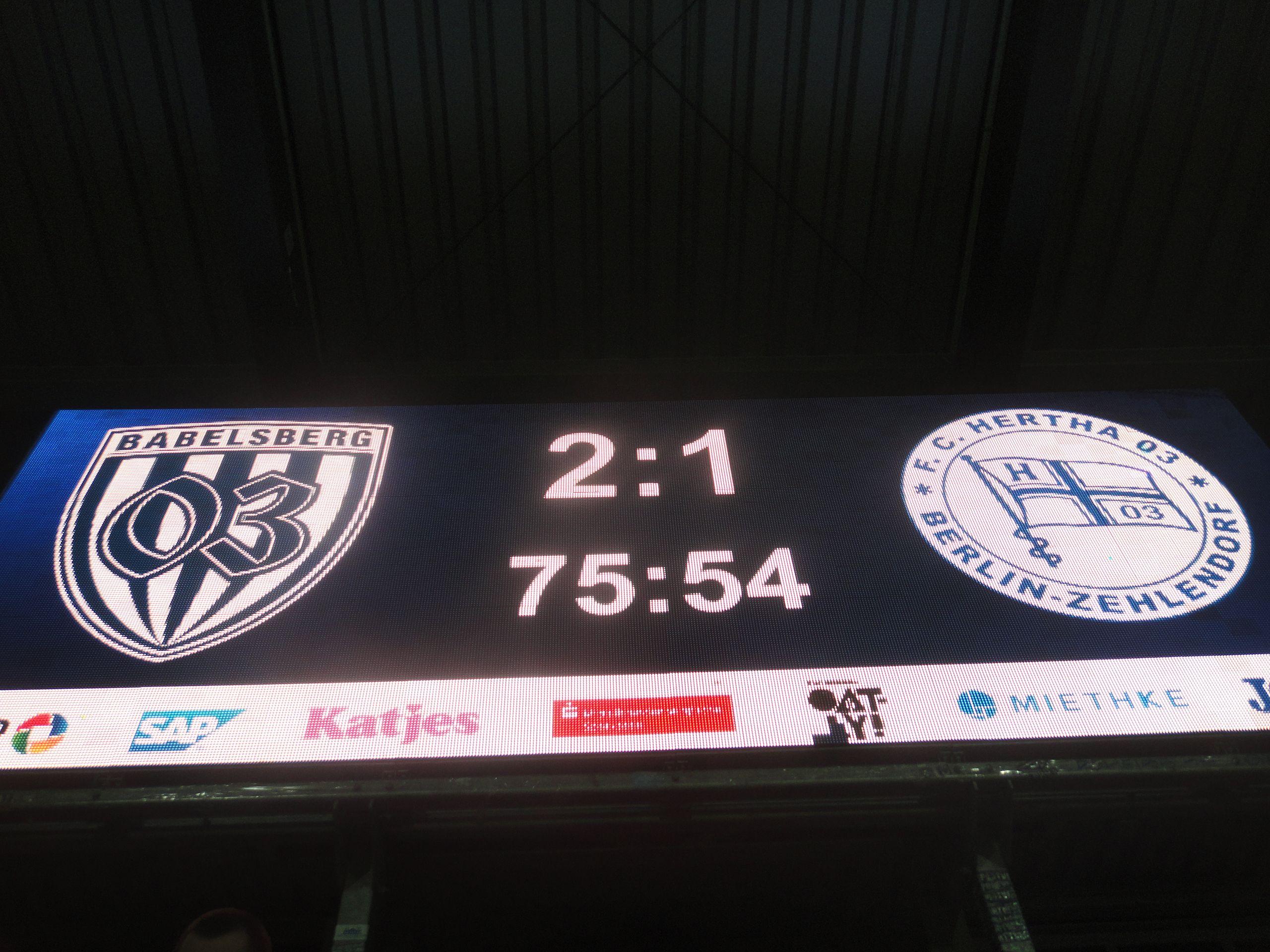 Babelsberg - Hertha Zehlendorf